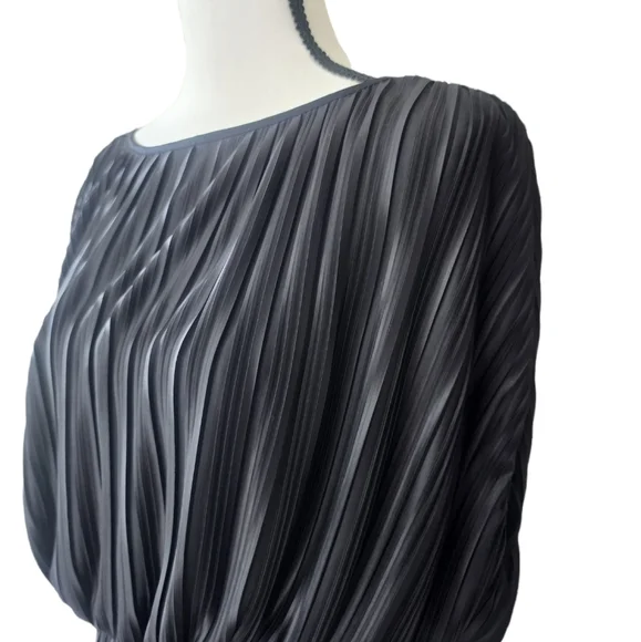 Banana Republic Black Dress | Black Long Pleated Dress for Women Size Sm… - Picture 13 of 17